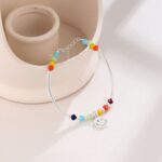 Rainbow smile bracelet with female - Image 2