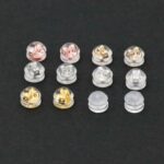 Silver ear plugs, one pack - Image 2