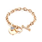 High sense of titanium steel bracelet