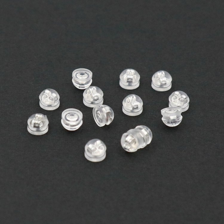 d079f5b17e88c6b740686371860d1c43 Silver ear plugs, one pack - Image 1